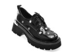 Pantofi GRYXX negri, Z0105, din piele naturala lacuita