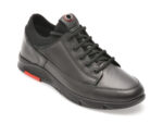 Pantofi OTTER negri, CASP11, din piele naturala