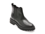 Ghete GEOX negre, D04HRB, din piele naturala