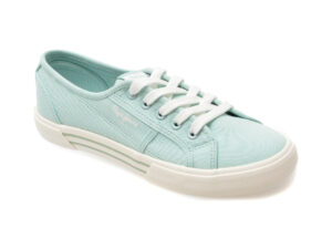 Pantofi PEPE JEANS verzi, LS31287, din material textil