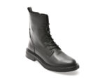 Ghete GEOX negre, D46WYG, din piele naturala