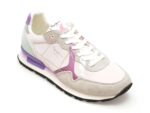 Pantofi sport PEPE JEANS gri, BRIT PRINT, din material textil