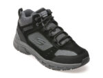 Ghete SKECHERS negre, OAK CANYON, din material textil