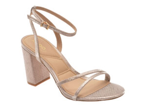 Sandale elegante ALDO roz, ROSALIND 650, din piele ecologica