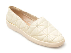 Pantofi ALDO albi, QUILTEN115, din piele naturala