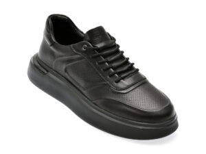 Pantofi EPICA negri, D3513, din piele naturala