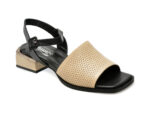 Sandale IMAGE bej, 582161, din piele naturala