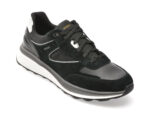 Pantofi sport GEOX negri, U46HGA, din piele naturala