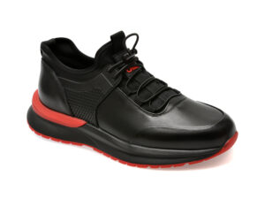 Pantofi OTTER negri, 35900, din piele naturala