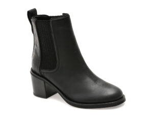 Ghete CLARKS negre, CHAMTOP, din piele naturala