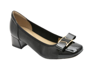 Pantofi EPICA negri, 5501, din piele naturala
