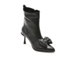 Botine EPICA negre, 1335, din piele naturala