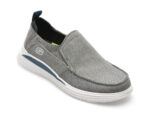 Pantofi sport SKECHERS gri, PROVEN, din material textil