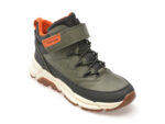 Ghete GEOX kaki, J36LCG, din piele ecologica