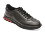 Pantofi OTTER negri, PZN1, din piele naturala