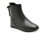 Ghete EPICA negre, WR035, din piele naturala