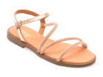 Sandale IMAGE bronz, BRADES, din piele naturala