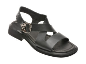 Sandale EPICA negre, 3042075, din piele naturala