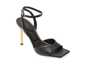 Sandale elegante ALDO negre, LETTIE 007, din piele naturala