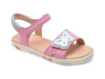 Sandale GEOX roz, J458ZA, din piele ecologica