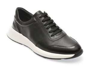 Pantofi EPICA negri, 230H120, din piele naturala