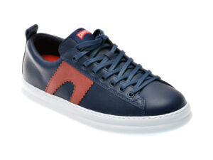 Pantofi CAMPER albastri, RUNNER FOUR, din piele naturala