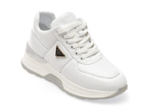 Pantofi GRYXX albi, 1A83, din piele naturala