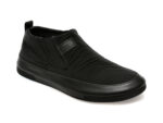 Pantofi OTTER negri, 5008, din material textil