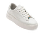 Pantofi sport REPLAY albi, WZ4N16L, din piele naturala