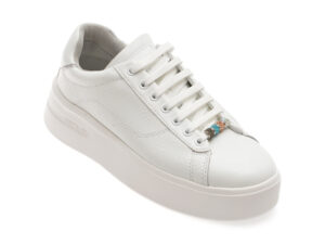 Pantofi sport REPLAY albi, WZ4N16L, din piele naturala
