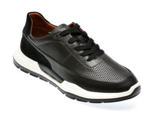 Pantofi OTTER negri, 1, din piele naturala