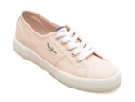Pantofi PEPE JEANS roz, BRADY BASIC, din material textil