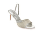 Sandale elegante ALDO argintii, AITANA 040, din piele ecologica