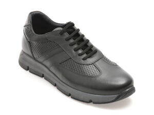 Pantofi OTTER negri, 32112, din piele naturala