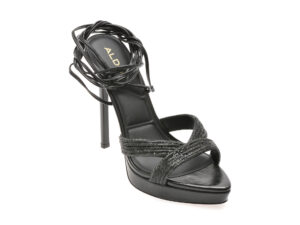Sandale elegante ALDO negre, VIVYANA 001, din piele ecologica