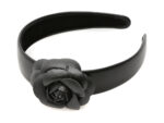 Bentita ALDO neagra, FLOWERBAND 001, din piele ecologica