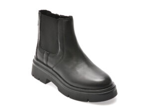 Ghete ALDO negre, SNOWELLA 001, din piele naturala