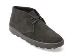 Ghete GEOX gri, U45GPB, din piele intoarsa