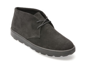 Ghete GEOX gri, U45GPB, din piele intoarsa