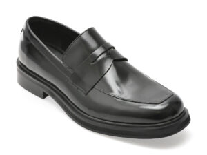 Mocasini eleganti ALDO negri, 13847735, din piele naturala lacuita