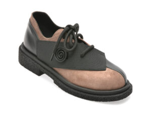 Pantofi EPICA gri, 4005065, din piele intoarsa