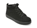 Ghete SKECHERS negre, SMOOTH STREET, din piele ecologica