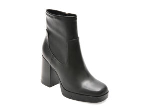 Ghete ALDO negre, SERAPHICA 001, din piele naturala
