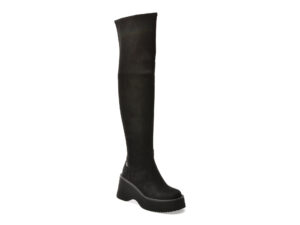 Cizme LAURA BIAGIOTTI negre, 8819, din material textil