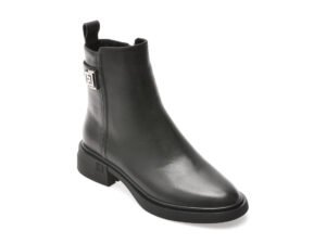 Ghete EPICA negre, 519005, din piele naturala