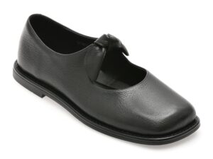 Pantofi EPICA negri, N731, din piele naturala