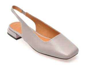 Pantofi EPICA gri, 32S, din piele naturala