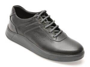 Pantofi OTTER negri, 2055273, din piele naturala
