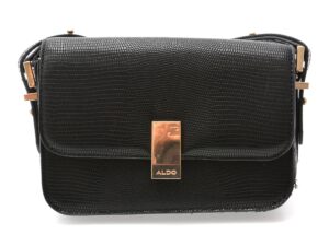 Geanta ALDO neagra, ETEINI 001, din piele ecologica