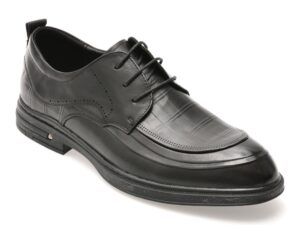 Pantofi EPICA negri, 8820, din piele naturala